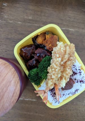 JK☆エビ天弁当♪-レシピのメイン写真