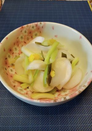 かぶとセロリの塩麹漬け-レシピのメイン写真