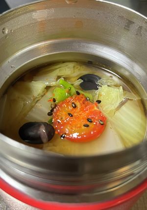 白菜と黒豆のあったかスープ-レシピのメイン写真