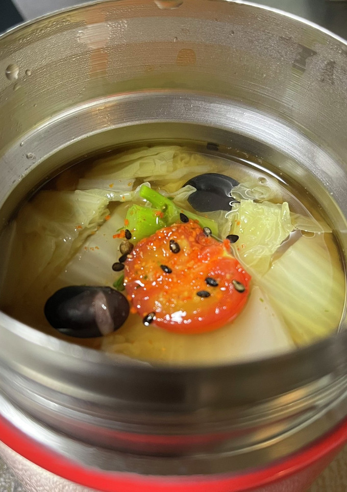 白菜と黒豆のあったかスープ-レシピのメイン写真