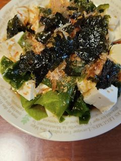 簡単☆豆腐とわかめのポン酢和え-レシピのメイン写真