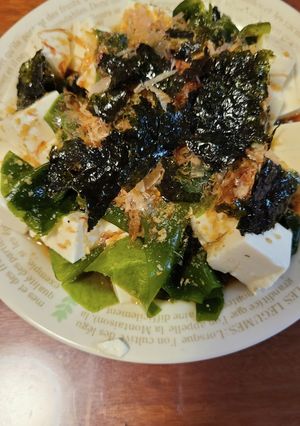 簡単☆豆腐とわかめのポン酢和え-レシピのメイン写真