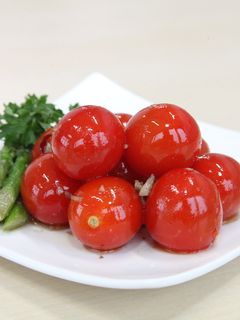 ミニトマトガーリック炒め【JA遠州夢咲】-レシピのメイン写真