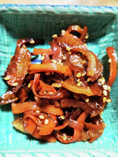 〜野菜の切れ端のリサイクル〜きんぴら大根-レシピのメイン写真