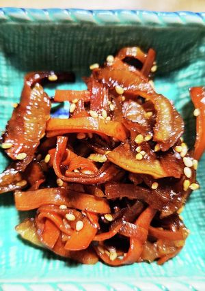〜野菜の切れ端のリサイクル〜きんぴら大根-レシピのメイン写真