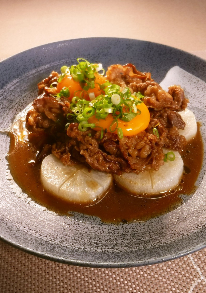 大根と牛肉のすき焼き風-レシピのメイン写真