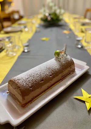 チョコムースのブッシュドノエル☆-レシピのメイン写真