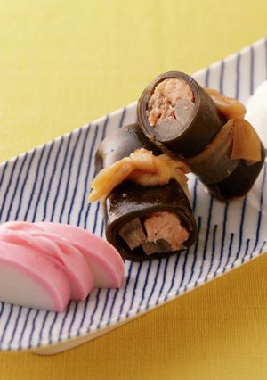鮭とごぼうの昆布巻き-レシピのメイン写真