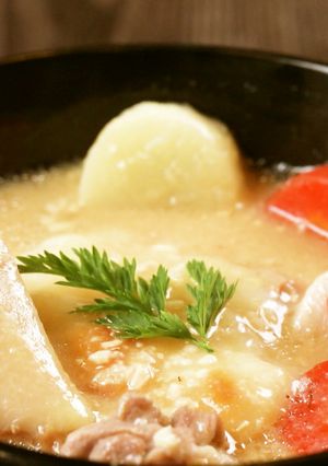 酒粕でポカポカ！究極のお雑煮 【食遺産】-レシピのメイン写真