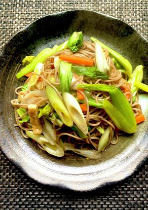 めんつゆで日本蕎麦焼きそば-レシピのメイン写真