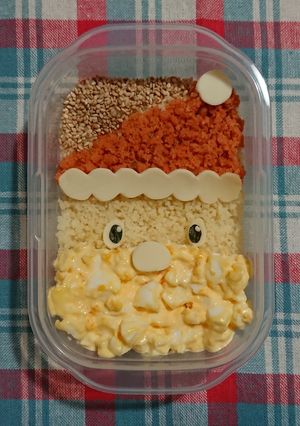 キャラ弁⭐サンタ-レシピのメイン写真