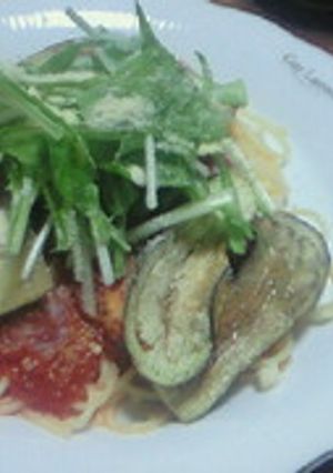焼いたナスがおいし~ナスのミートパスタ☆-レシピのメイン写真