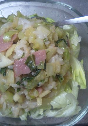 カリフラワーの葉チャーハン☆-レシピのメイン写真