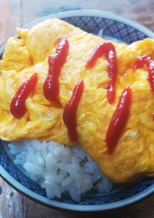 こんな日もあるって！卵焼きご飯-レシピのメイン写真
