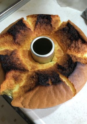 プレーンシフォンケーキ20センチ☆覚書-レシピのメイン写真