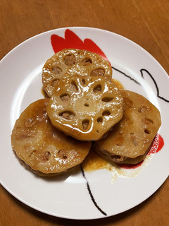 蓮根の肉詰め照り焼き風-レシピのメイン写真