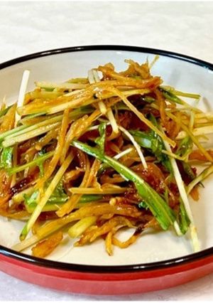 さきいかと水菜のピリ辛サラダ-レシピのメイン写真