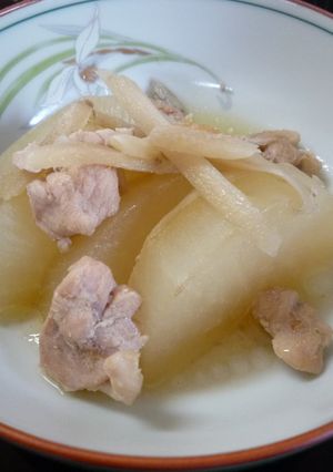 大根の鶏ごぼう煮-レシピのメイン写真