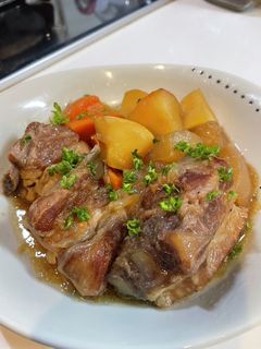 大量消費玉ねぎとりんごのスペアリブ煮込み-レシピのメイン写真