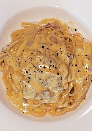 特別なカルボナーラ-レシピのメイン写真