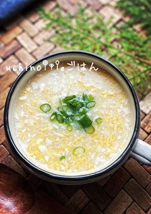 崩し豆腐のトロトロかき玉中華スープ-レシピのメイン写真