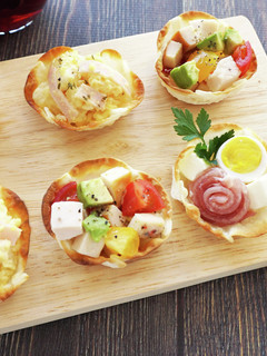 トースターで餃子皮deカップ-レシピのメイン写真