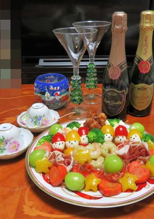 サンタクロース@カプレーゼ-レシピのメイン写真