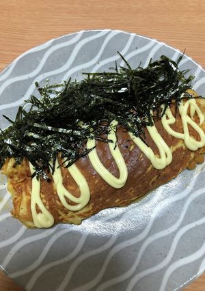 納豆オムレツ*マヨ海苔がけ-レシピのメイン写真