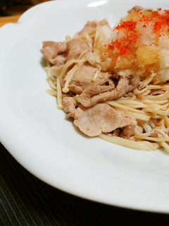 えのきと豚肉のおろしポン酢がけ-レシピのメイン写真