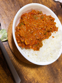 キーマカレー風トマト缶を使ったカレー!-レシピのメイン写真
