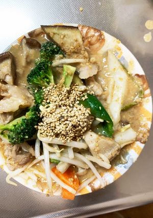 レンジもやし入きな粉味噌ドレ味甘酢酢豚-レシピのメイン写真