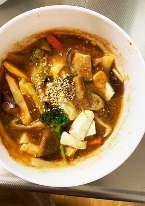 肉無きな粉ほんのりクリーミー洋風春雨炒煮-レシピのメイン写真