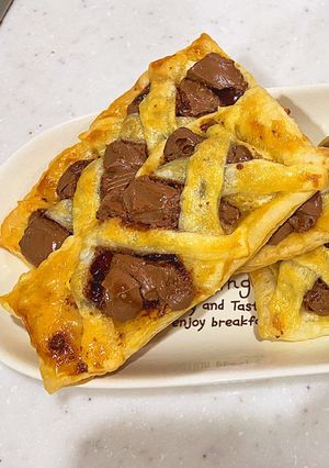 チョコバナナパイ-レシピのメイン写真