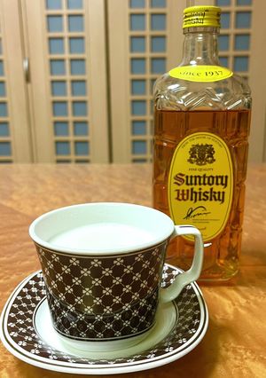 牛乳活用　ホットミルクウイスキー-レシピのメイン写真