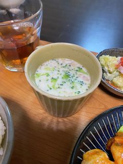 つぶつぶブロッコリーのスープ-レシピのメイン写真