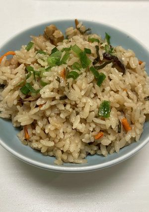 沖縄炊き込みご飯（トゥンジージューシー）-レシピのメイン写真