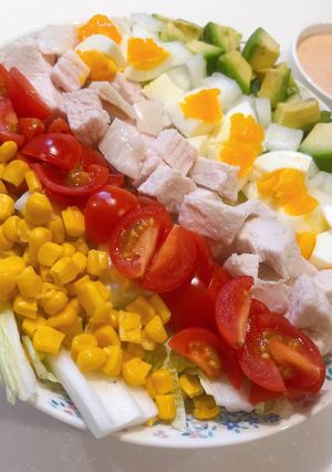 白菜消費♪コブドレ再現!手作りコブサラダ-レシピのメイン写真