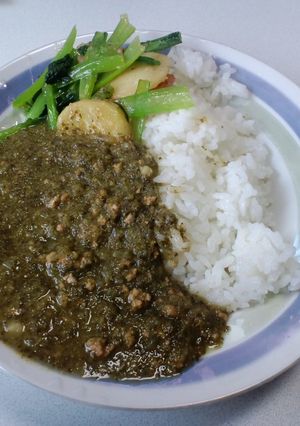 ビタミンたっぷり♪W小松菜のカレーライス-レシピのメイン写真