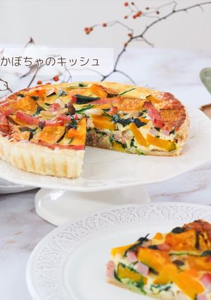 パイシートで作る「かぼちゃのキッシュ」-レシピのメイン写真