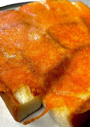 朝ごはん。焦がしチーズの羽つきトースト-レシピのメイン写真
