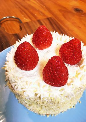 卵１つでショートケーキ-レシピのメイン写真