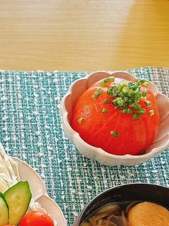 丸ごとトマトのお浸し-レシピのメイン写真