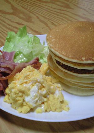 ブランチに！パンケーキ-レシピのメイン写真