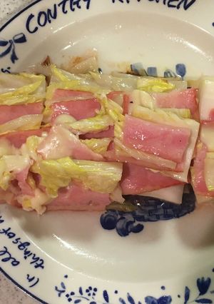 白菜とベーコンとチーズのミルフィーユ焼き-レシピのメイン写真