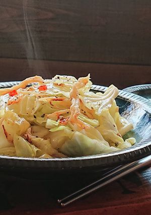 おうち居酒屋★キャベツとさきいかの旨炒め-レシピのメイン写真