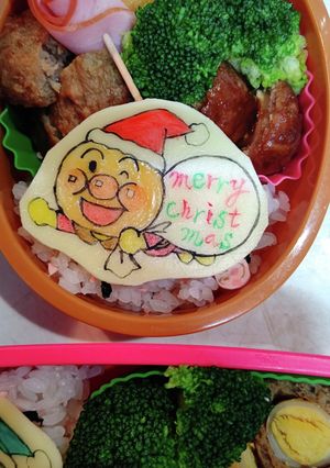 アンパンマンサンタ弁当～♪-レシピのメイン写真