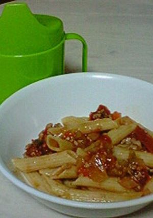 子供用☆彡ペンネ・ミートソース☆彡ランチ-レシピのメイン写真