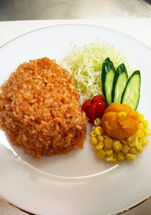 簡単♡玉ねぎだけのケチャップライス-レシピのメイン写真