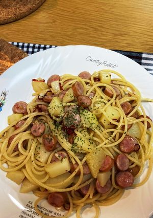 ウィンナーとジャガイモのペペロンチーノ-レシピのメイン写真