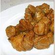 カレー用豚肉でポークチャップもどき